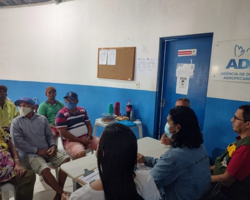Agricultores do Projeto Mais participam de reunião sobre a implantação do Projeto Cultivar