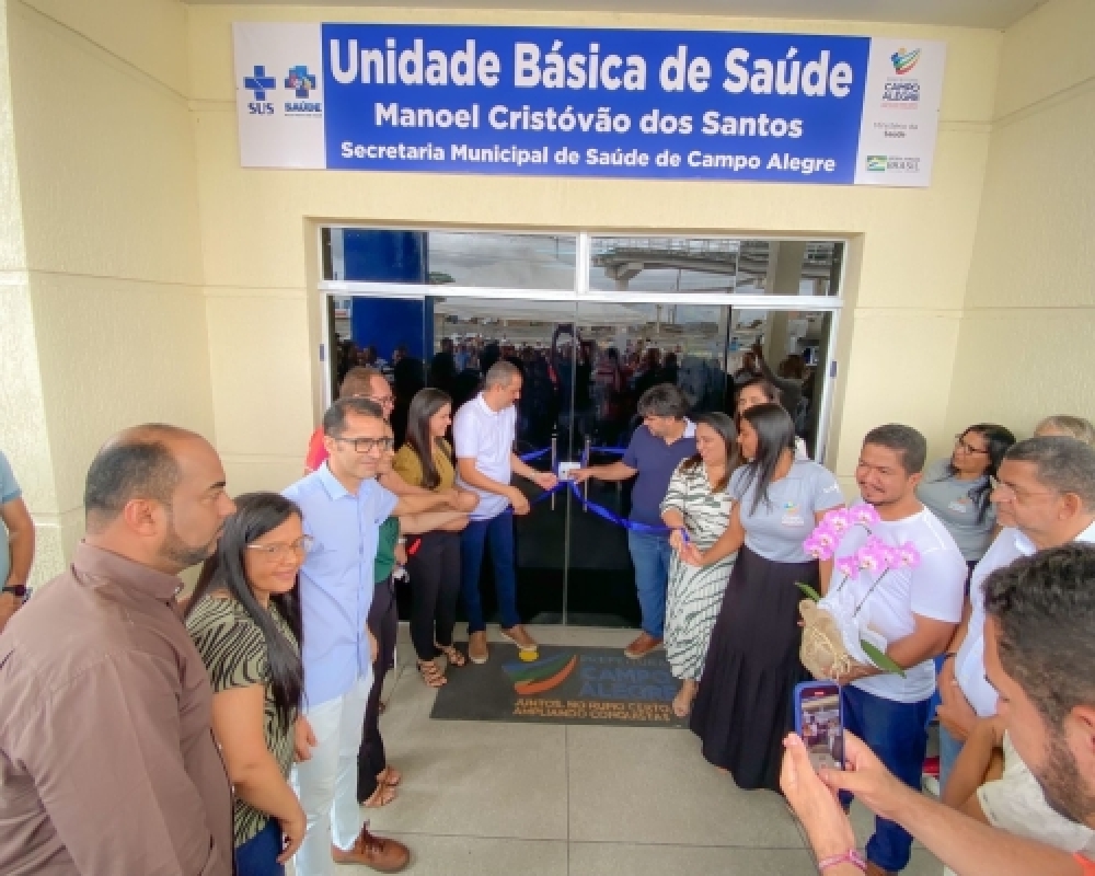 Prefeitura de Campo Alegre inaugura dois novos equipamentos de saúde no distrito Luziápolis 