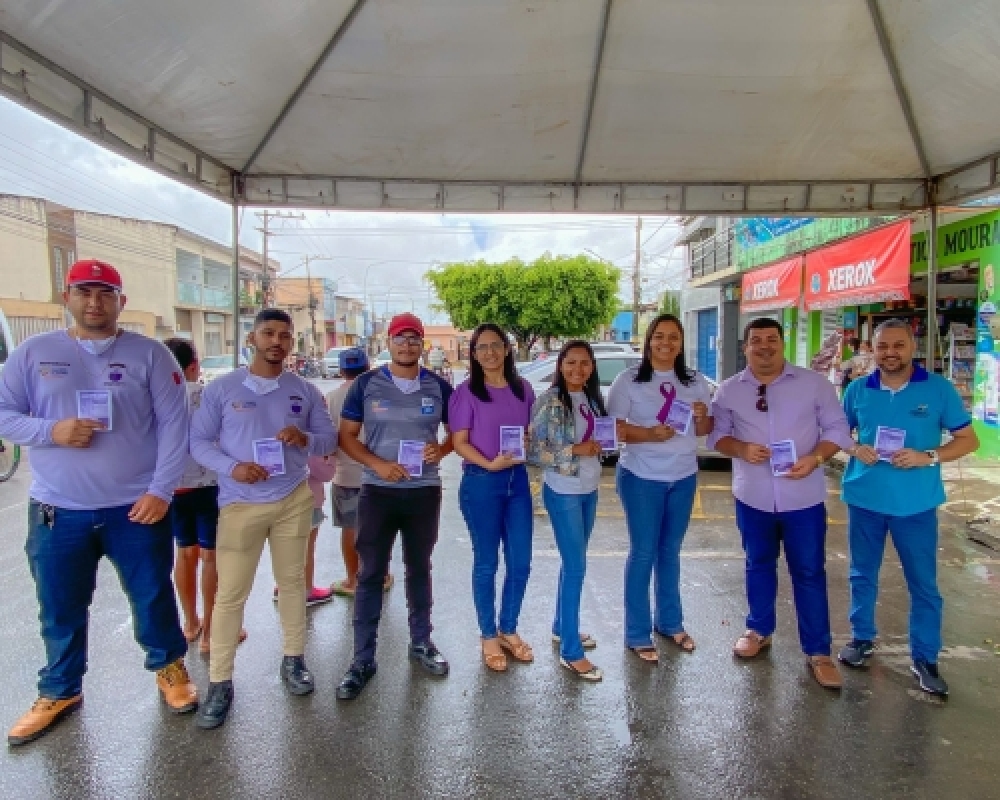 Secretaria da Mulher realizou Blitz para marcar o encerramento da Campanha Agosto lilás 