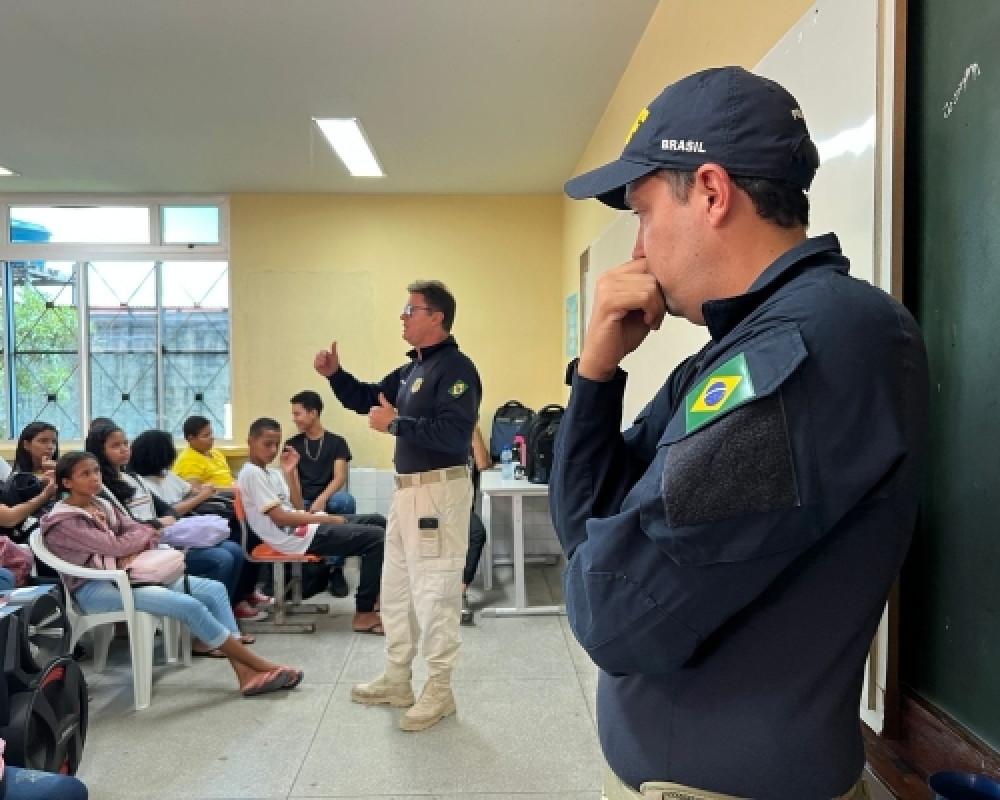 Alunos da Escola Felizardo Souza Lima participam de oficina sobre Cultura de Paz