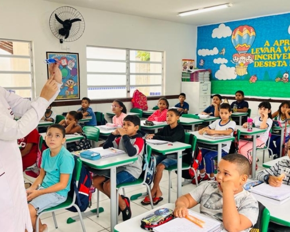 Programa Saúde na Escola realiza ações preventivas no controle da Dengue, Zika e Chicungunhya 