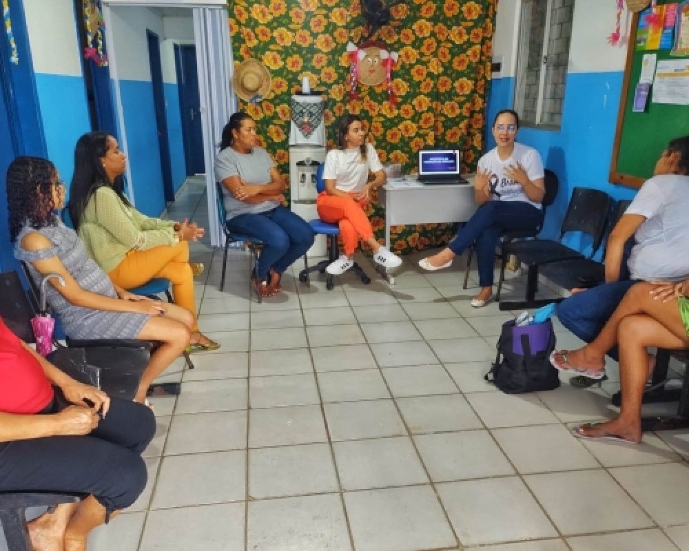Roda de Conversa com o Grupo de Gestantes do CRAS sobre a Importância da Vacinação