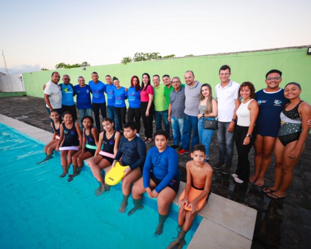 Prefeitura de Campo Alegre realiza lançamento do Projeto de Natação e qualidade de Vida AMO NADAR