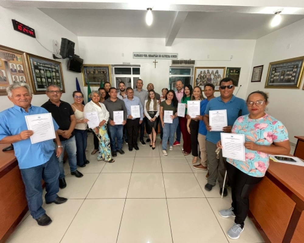 Prefeito Nicolas Pereira empossou os membros do Conselho Municipal de Direito da Pessoa Idosa 
