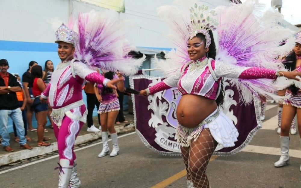 Banda Fanfarra de Campo Alegre abrilhantou o desfile de 70 Anos de Emancipação Política de Feira Grande
