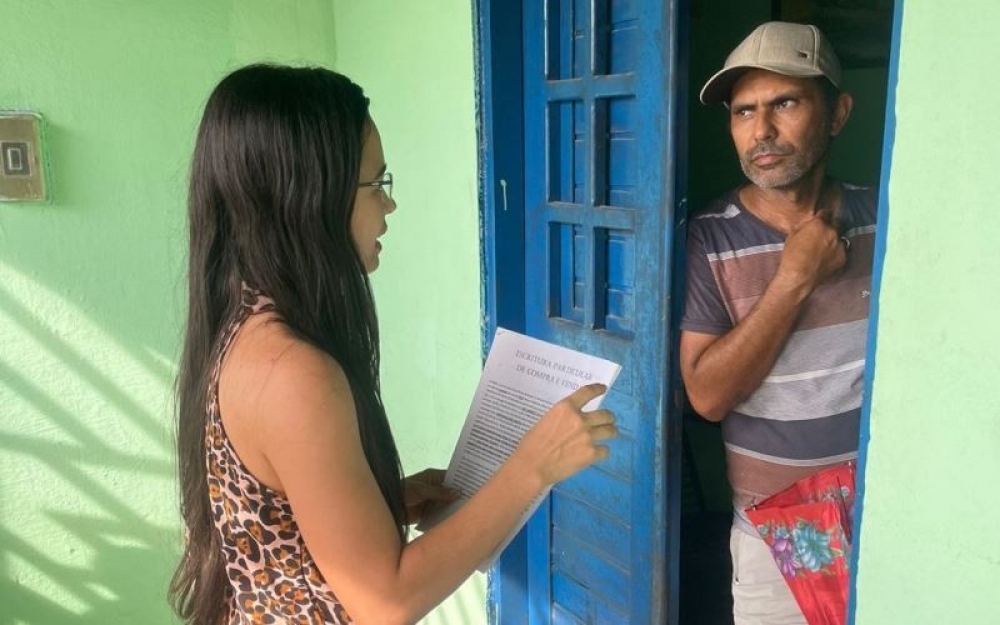 Equipe de Cadastradores do Programa Moradia Legal inicia atendimento nas ruas do Município
