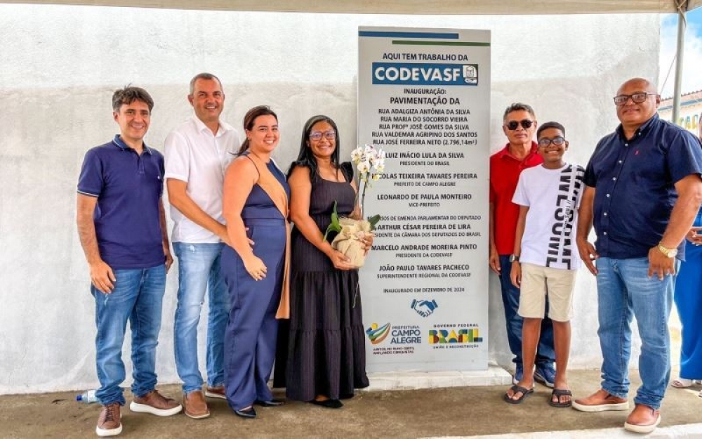 Prefeitura de Campo Alegre inaugura mais de 50 mil metros quadrados de pavimentação na sede, Luziápolis e Chã da Imbira