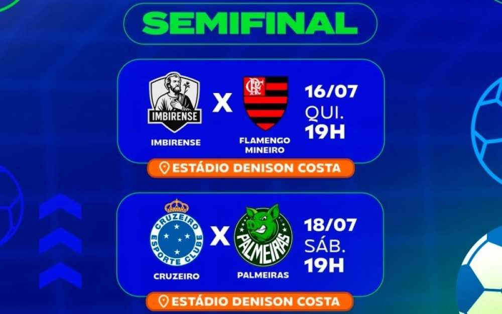 Semifinais do Campeonato Municipal de Futebol 2026 acontecerão nesta quinta-feira e sábado
