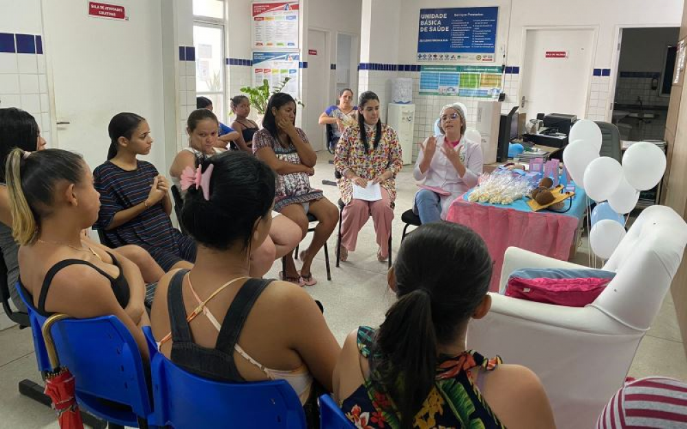 Semana do Bebê: Equipe da UBS do Olival Tenório realizou ações para as usuárias da unidade