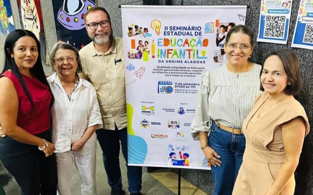 Equipe técnica da SEMED participa do II Seminário Estadual de Educação Infantil da UNDIME Alagoas