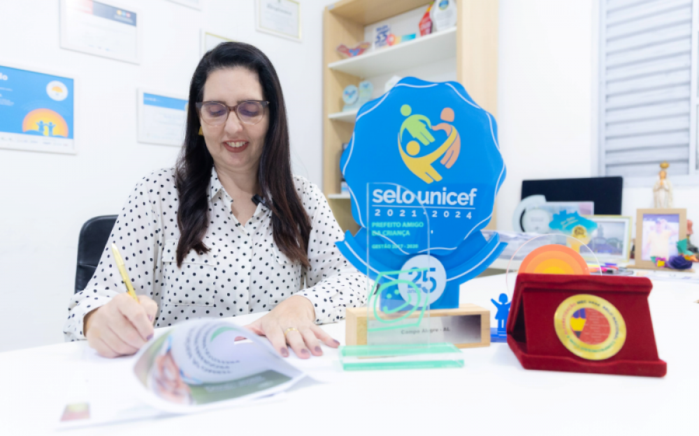 Campo Alegre adere à nova edição do Selo UNICEF edição 2025–2028 