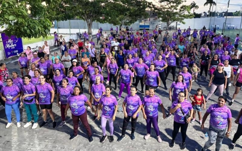 Mês da Mulher: Prefeitura de Campo Alegre promoveu grande Aulão de Zumba com a participação de centenas de Mulheres 