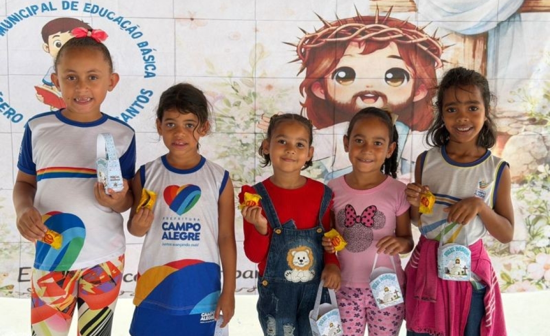 Páscoa: Prefeitura de Campo Alegre realiza a distribuição de chocolates para todos os Alunos...
