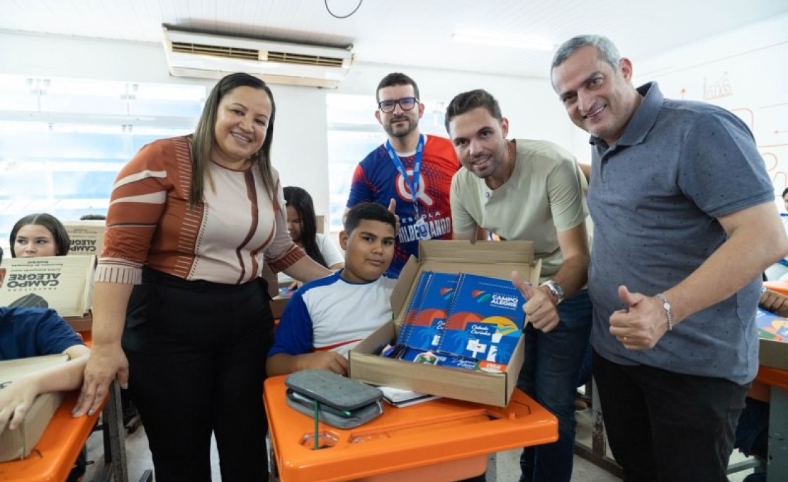 Alunos de mais 04 instituições de ensino de Campo Alegre receberam kits escolares