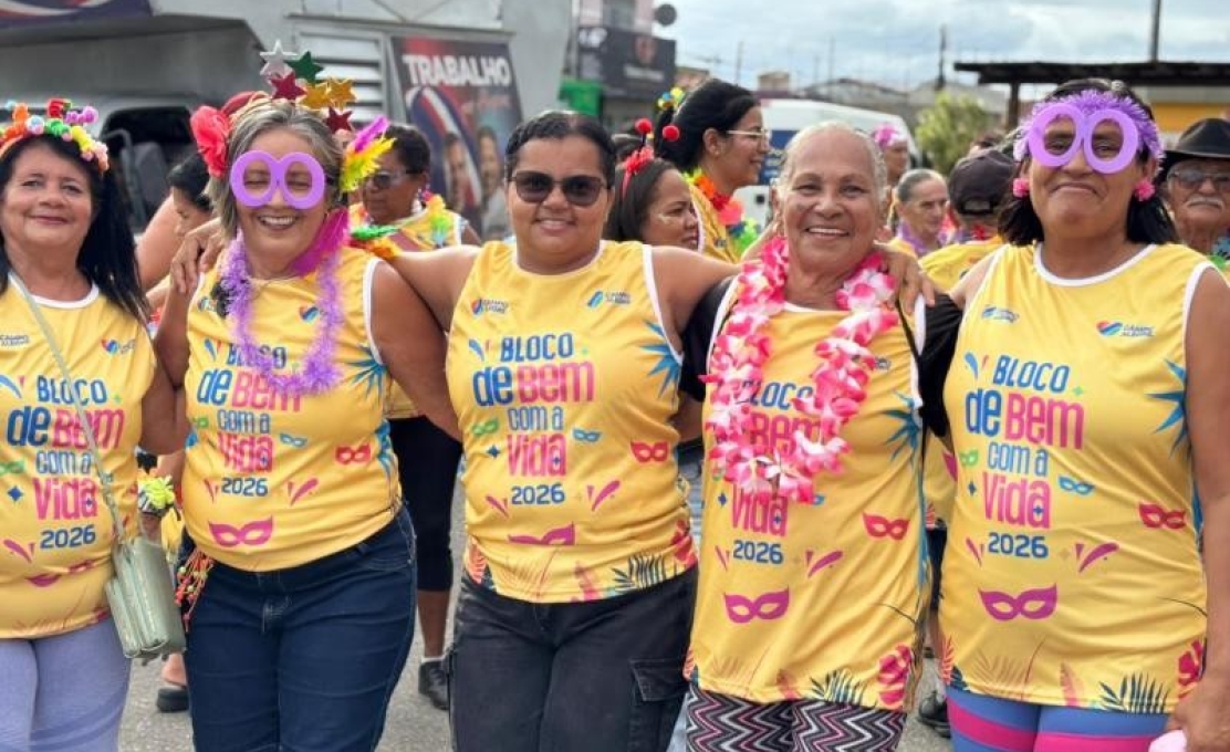 Idosos de Campo Alegre participam com muita alegria do Bloco de Bem com a Vida