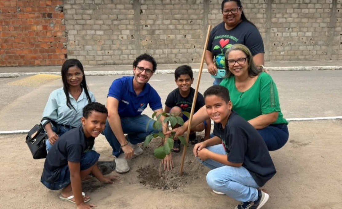 Campo Alegre realiza plantio de 40 árvores nativas em Luziápolis em alusão ao Dia da Árvore