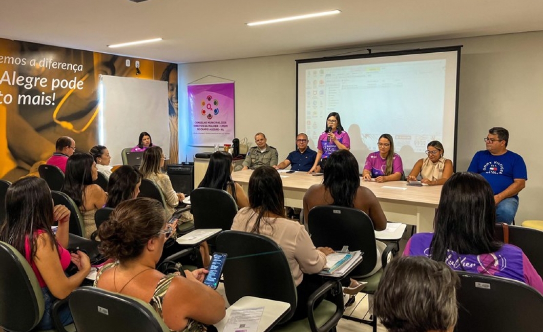 Campo Alegre promoveu encontro da Rede para o enfrentamento da Violência contra a Mulher 