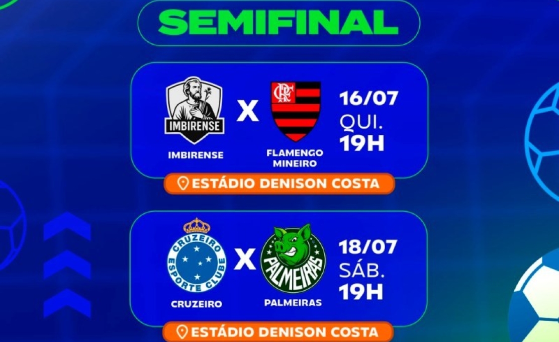 Semifinais do Campeonato Municipal de Futebol 2026 acontecerão nesta quinta-feira e sábado